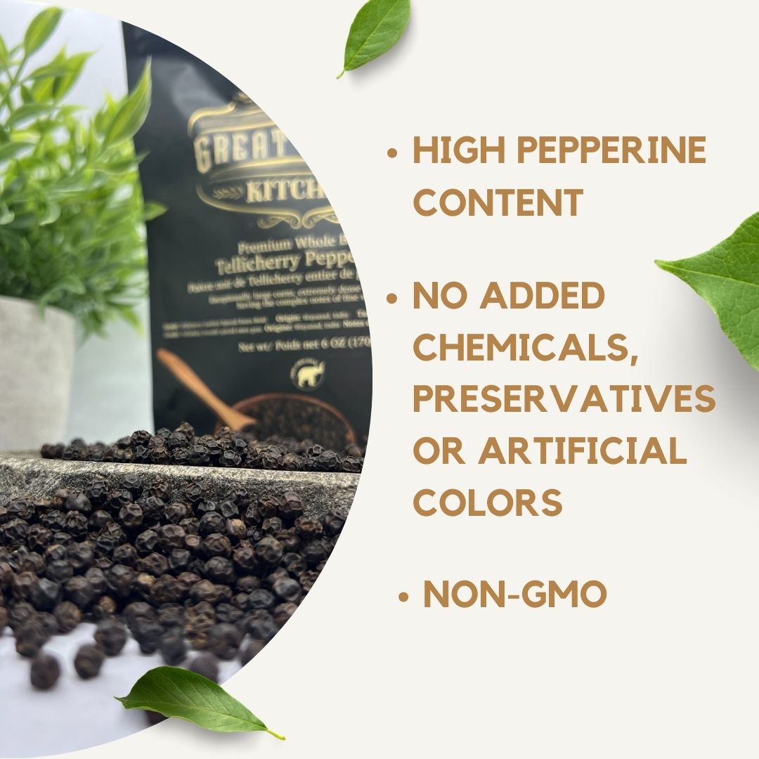 Premium Tellicherry Special Extra Bold Black Peppercorn (TGSEB)