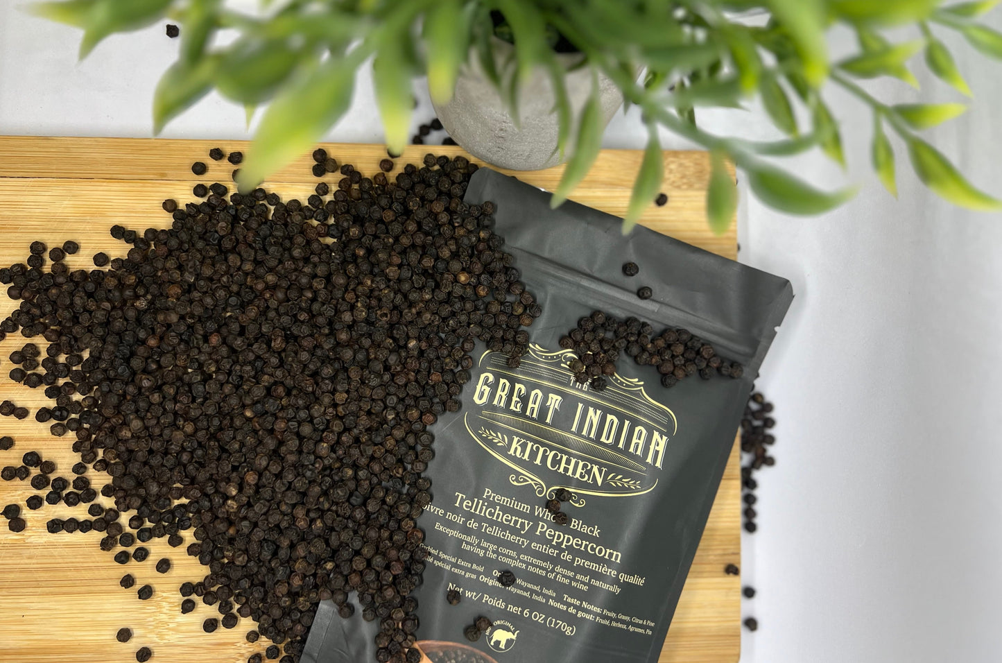 Premium Tellicherry Special Extra Bold Black Peppercorn (TGSEB)